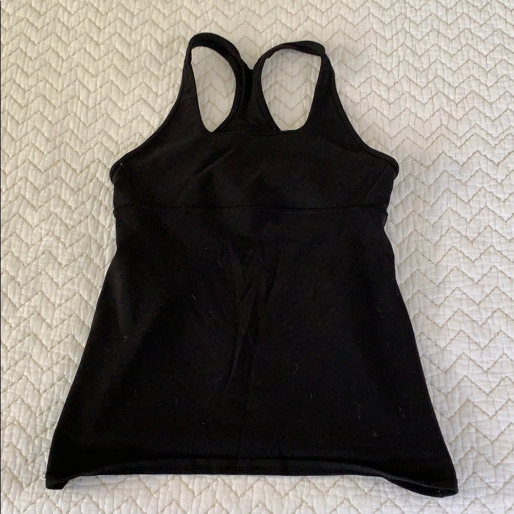 Lululemon women’s size 6 black tank top